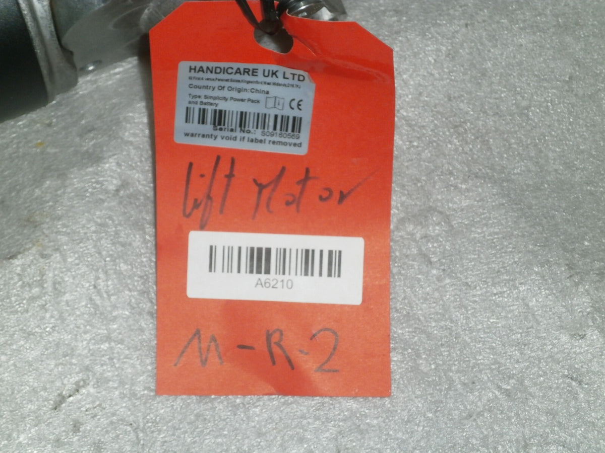 Handicare Lift Motor Parvalux 90BB-5109 W-8132103-041677 Good Condition