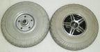 TWO PRIMO POWER TRAX WHEELCHAIR WHEELS 3.00-4 FROM JET 3 ULTRA