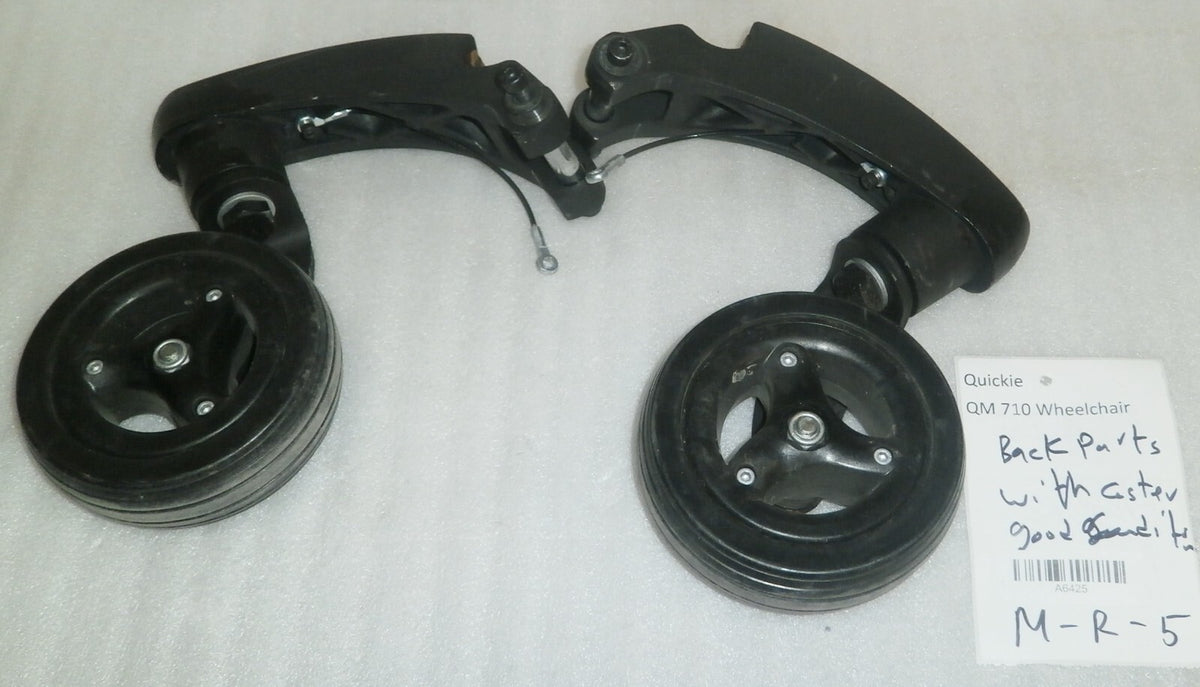 Set of 2 Parts Back Caster Frames as Photo Good Condition