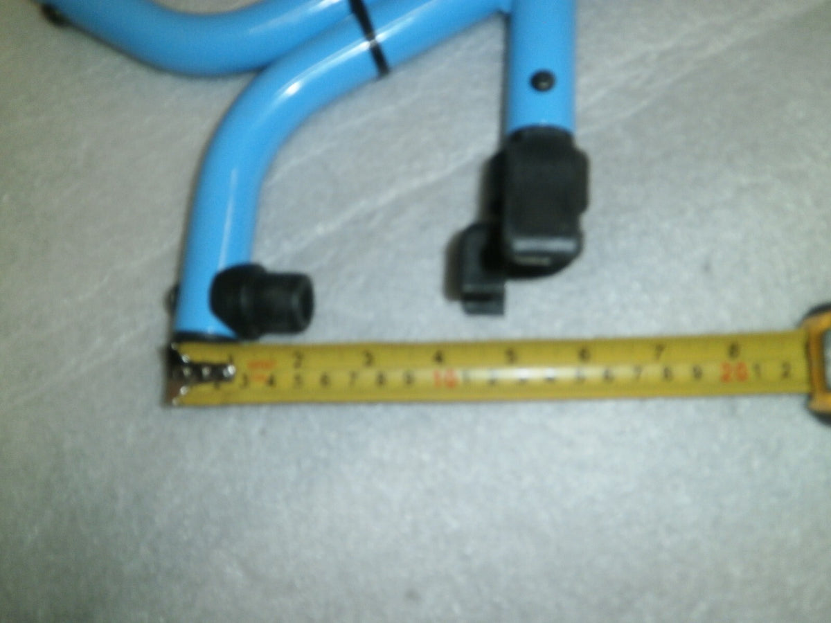SET OF 2 WHEELCHAIR FOOT REST FRAMES DIMENSION AS PHOTO