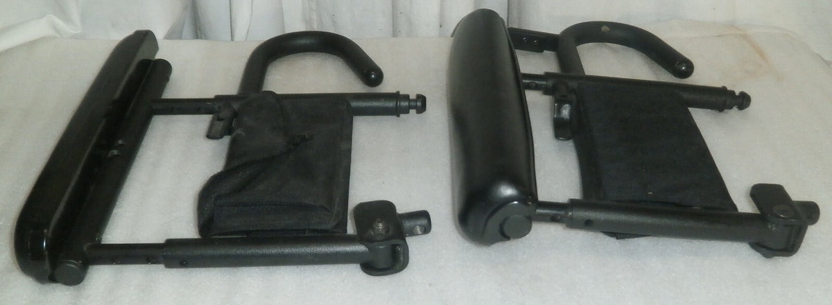 PAIR OF WHEELCHAIR ARM REST MOUNTS FOR QUANTUM EDGE 2.0