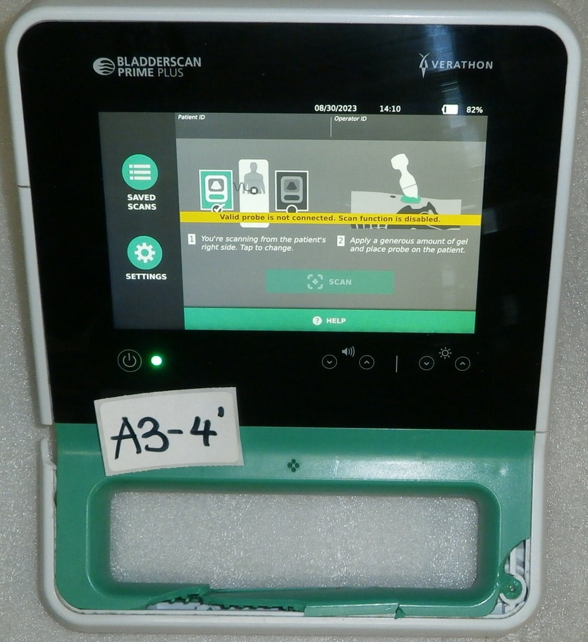Verathon BladderScan Prime Plus Scanner 0570-0346