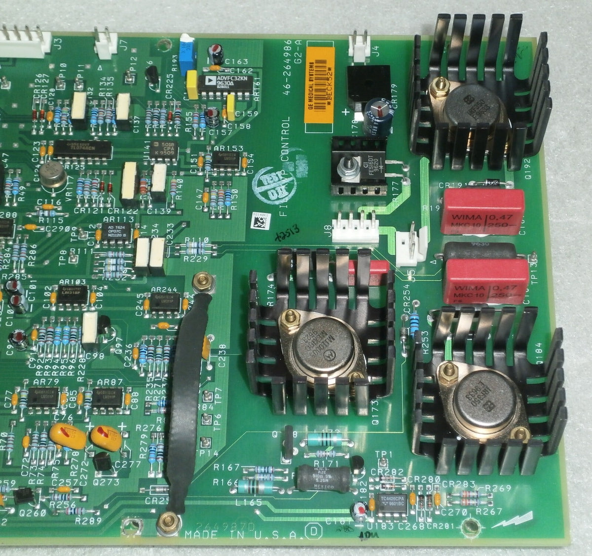 GE AMX-4 46-264986-G2-A CONTROL BOARD DRIVER & DRIVER BOARD 46-288764 G1-A