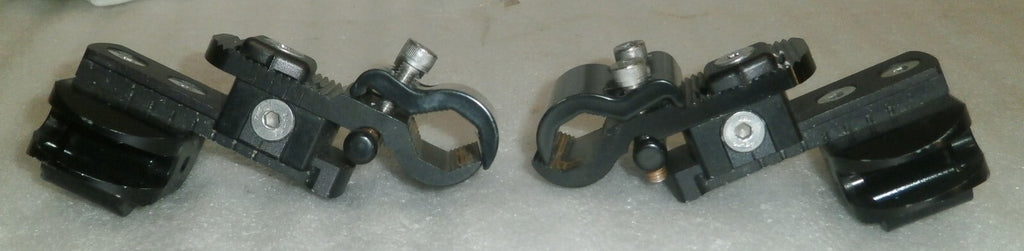 SET OF 2 WHEELCHAIR BACK SUPPORT BRACKET GOOD AS PICTURE