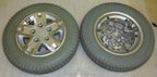 QUANTUM 6000Z WHEELCHAIR WHEELS 3.00-8 USED SOLID GOOD CONDITION