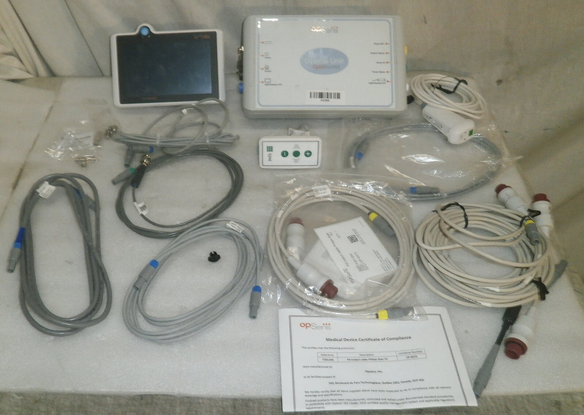 Opsens F2020 Optical Unit & OptoMonitor Display F2010 with accessories