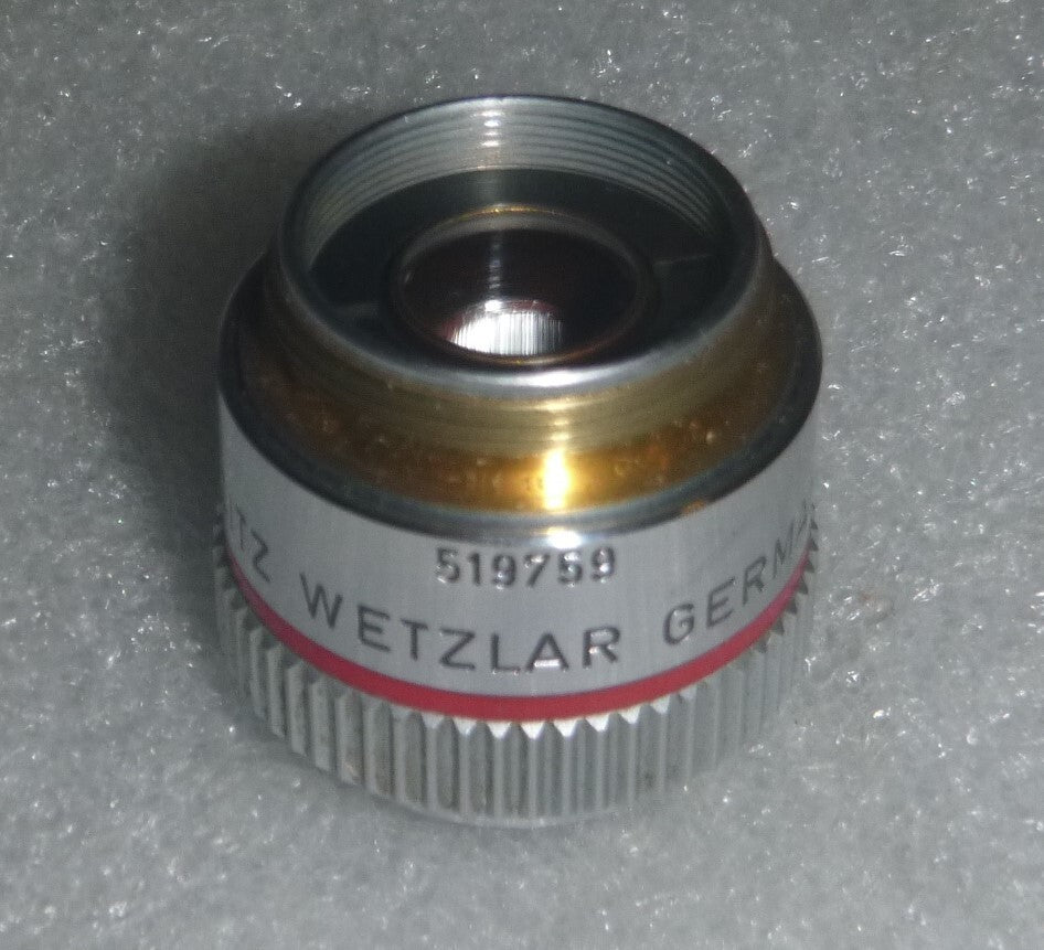 Microscope lens Leitz Wetzlar Germany 519759 / 160/- EF 4/0.12