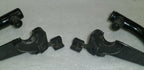 SET OF WHEELCHAIR FOOT REST GOOD CONDITION WITH MOUNT PLATES DIMENSION AS PHOTO