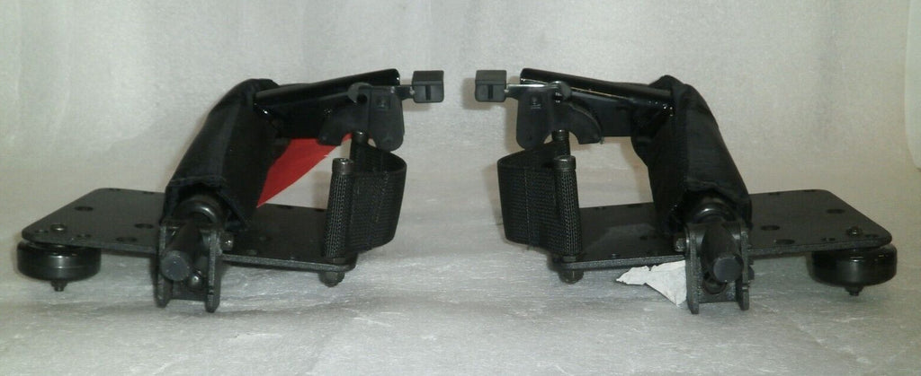 SET OF QUICKIE WHEELCHAIR FOOT REST SPECIAL HEAVY DUTY DIMENSION AS PHOTO