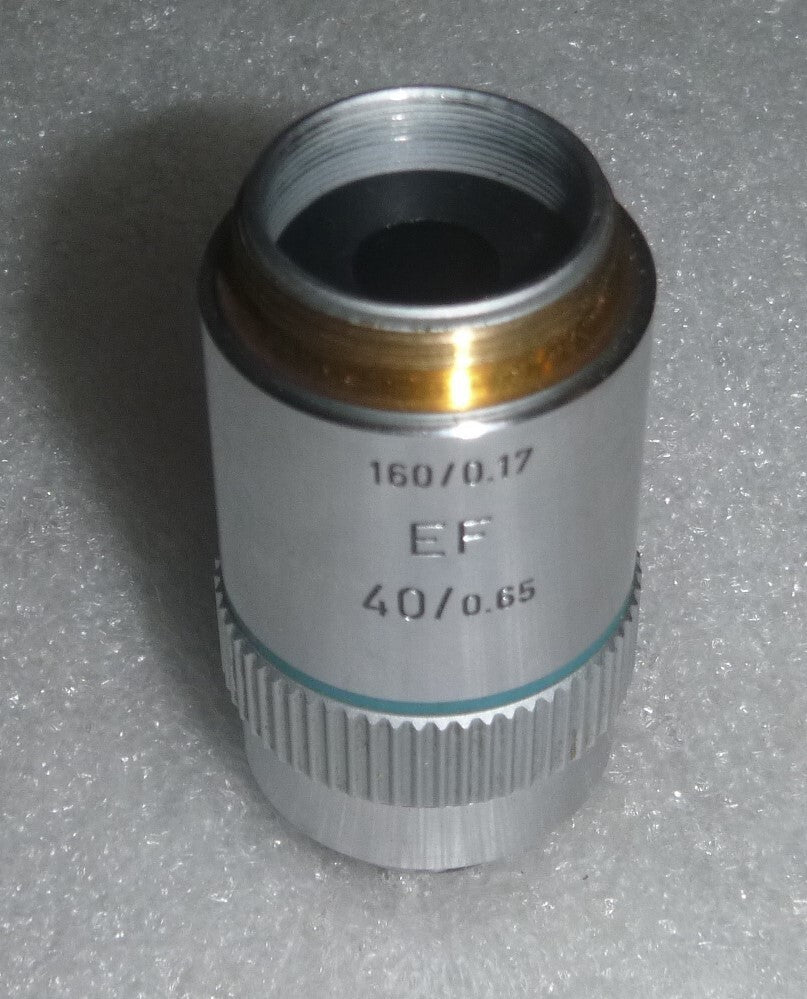 LEITZ WETZLAR GERMANY 519762 EF 40/0.65 160/0.17 MICROSCOPE OBJECTIVE