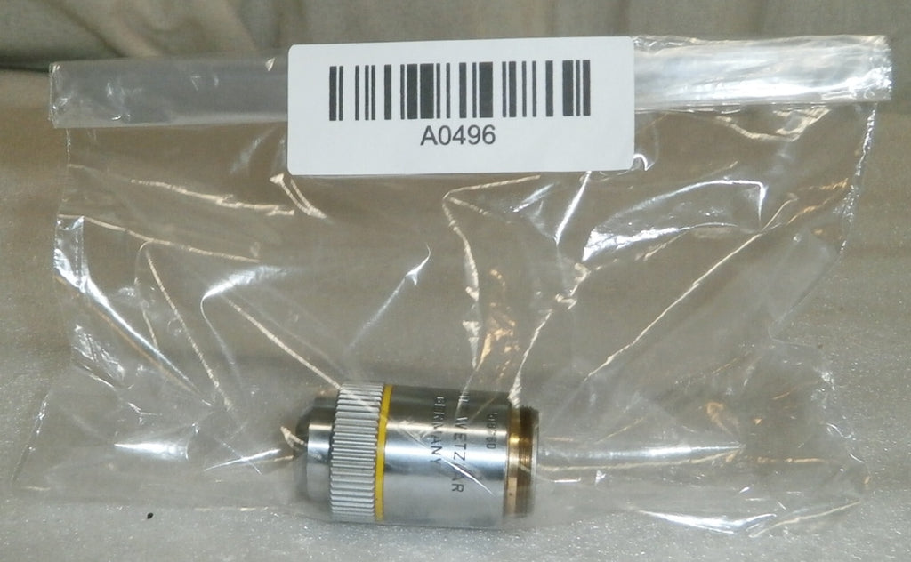 Microscope lens Leitz Wetzlar Germany 519760 / 160/- EF 10/0.25 A0496