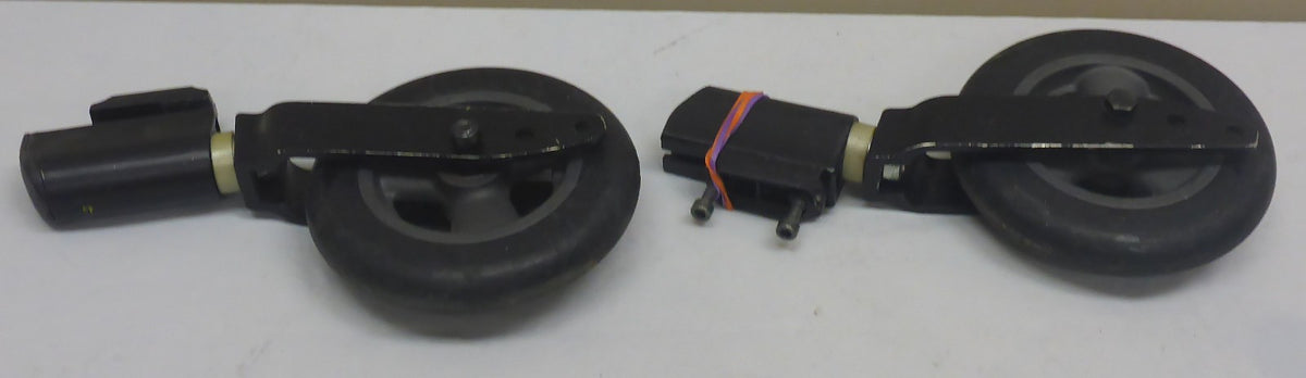 INVACARE MYON WHEELCHAIR FORKS AND CASTERS AND BOLTS AS PHOTO