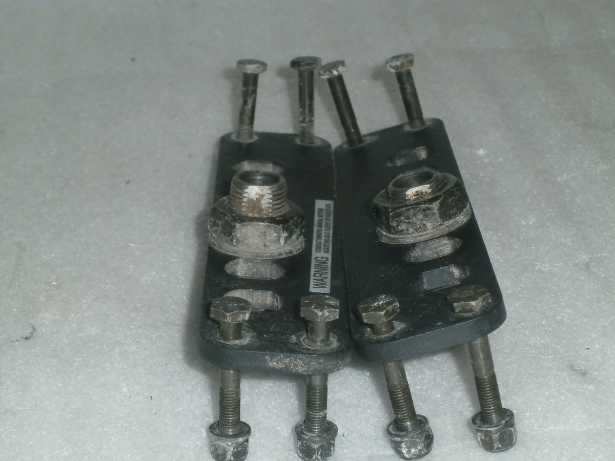 Pair of Quickie Zippy Wheelchair Axle Plates as Photo