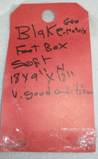 BLAKE GEO MATRIX FOOTBOX 18x9x2 inch soft good condition