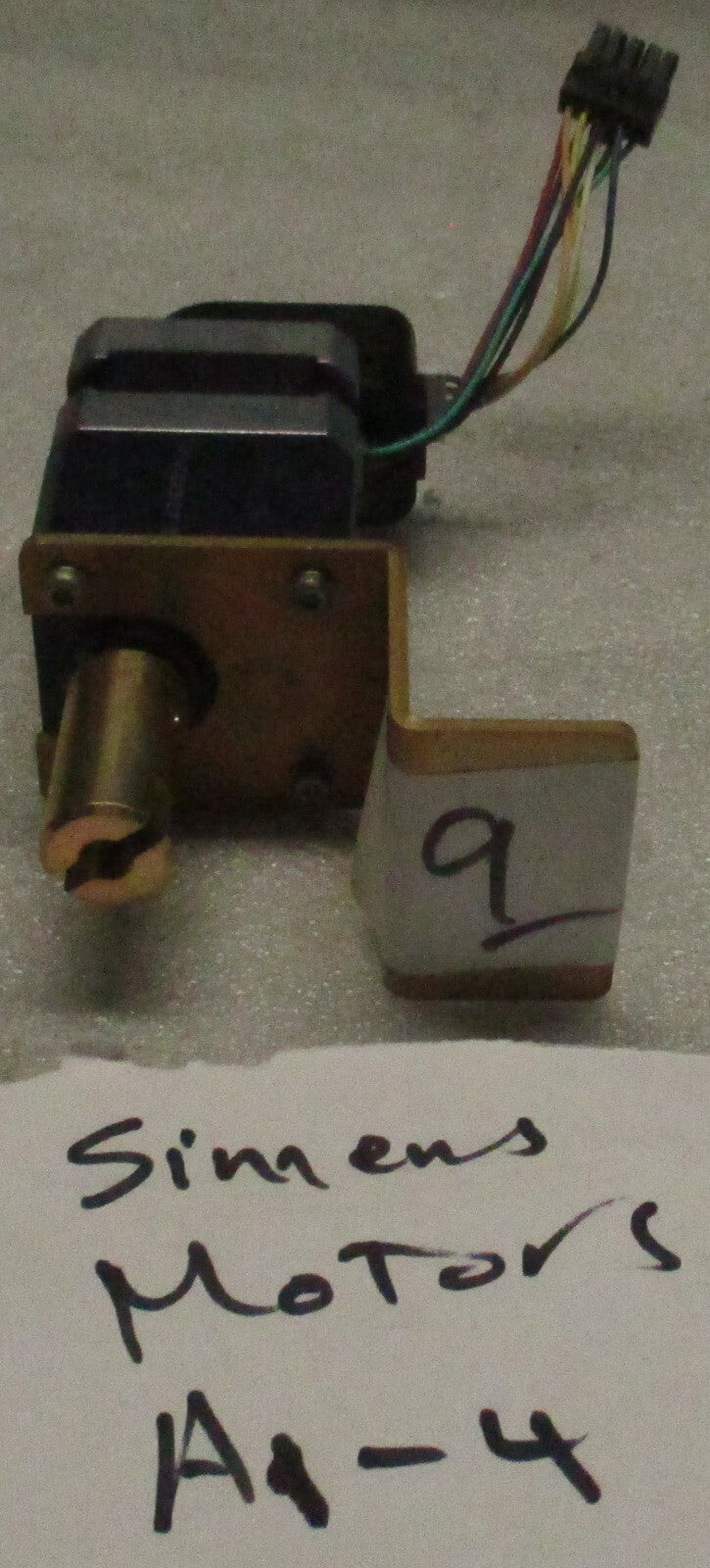 VEXTA C9742-9012KGME 2-PHASE STEPPING MOTOR FROM SIEMENS DIMENSION VISTA500