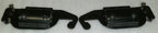 SET OF 2 WHEELCHAIR BACK SUPPORT BRACKET GOOD AS PICTURE