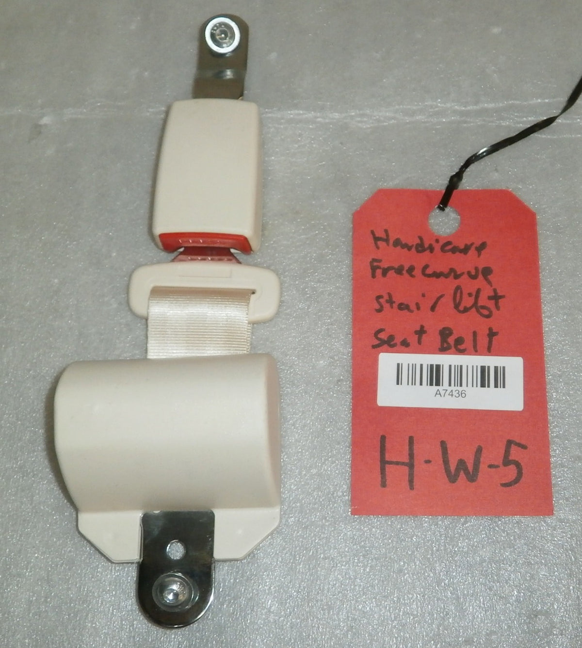HANDICARE FREE CURVE STAIR LIFT ORIGINAL SEAT BELT GOOD CONDITION