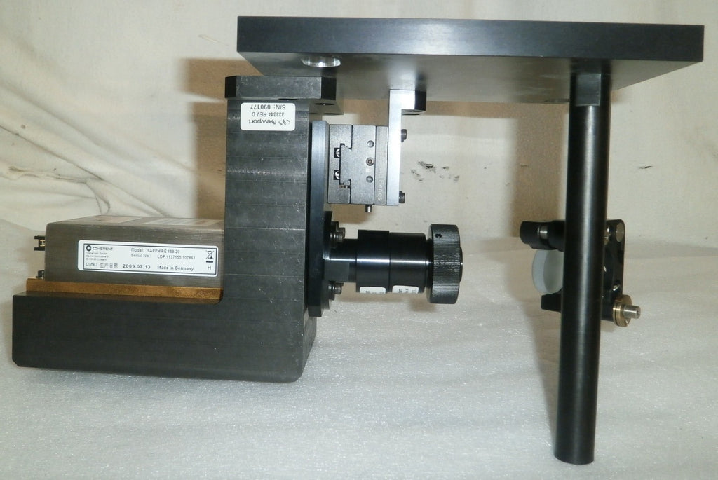 A7153 COHERENT 488-20 LASER HEAD WITH NEWPORT U100-A 333344 USED GOOD CONDITION