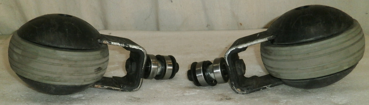 LOT 2 OF KickSTOP WHEEL CASTER SWIVEL & BRAKE
