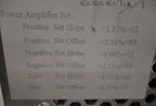 POWER AMPLIFIER TEC POWER AMP -BOARD N8059024 REV F FROM DETECTION SYSTEM API PR