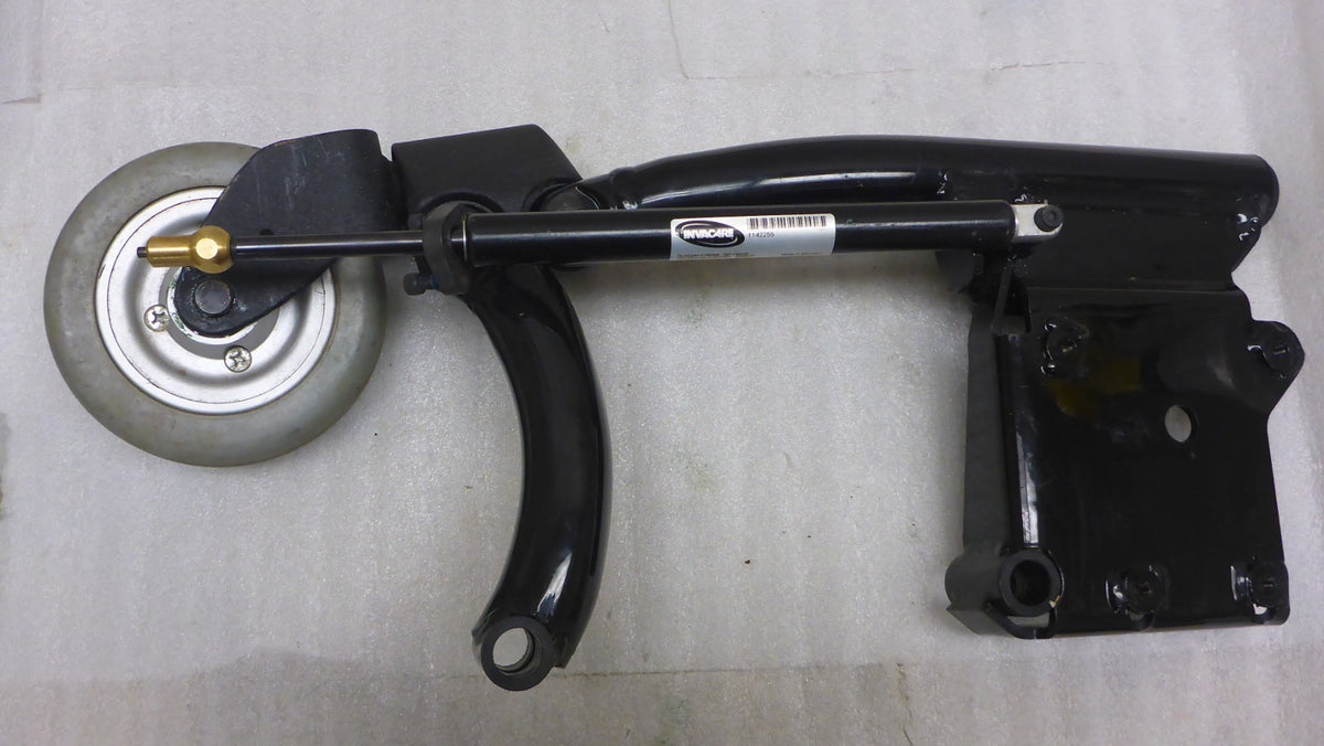 Set of 2 TDX SP Power Wheel Chair Front Parts With Casters & Fenders Very Good