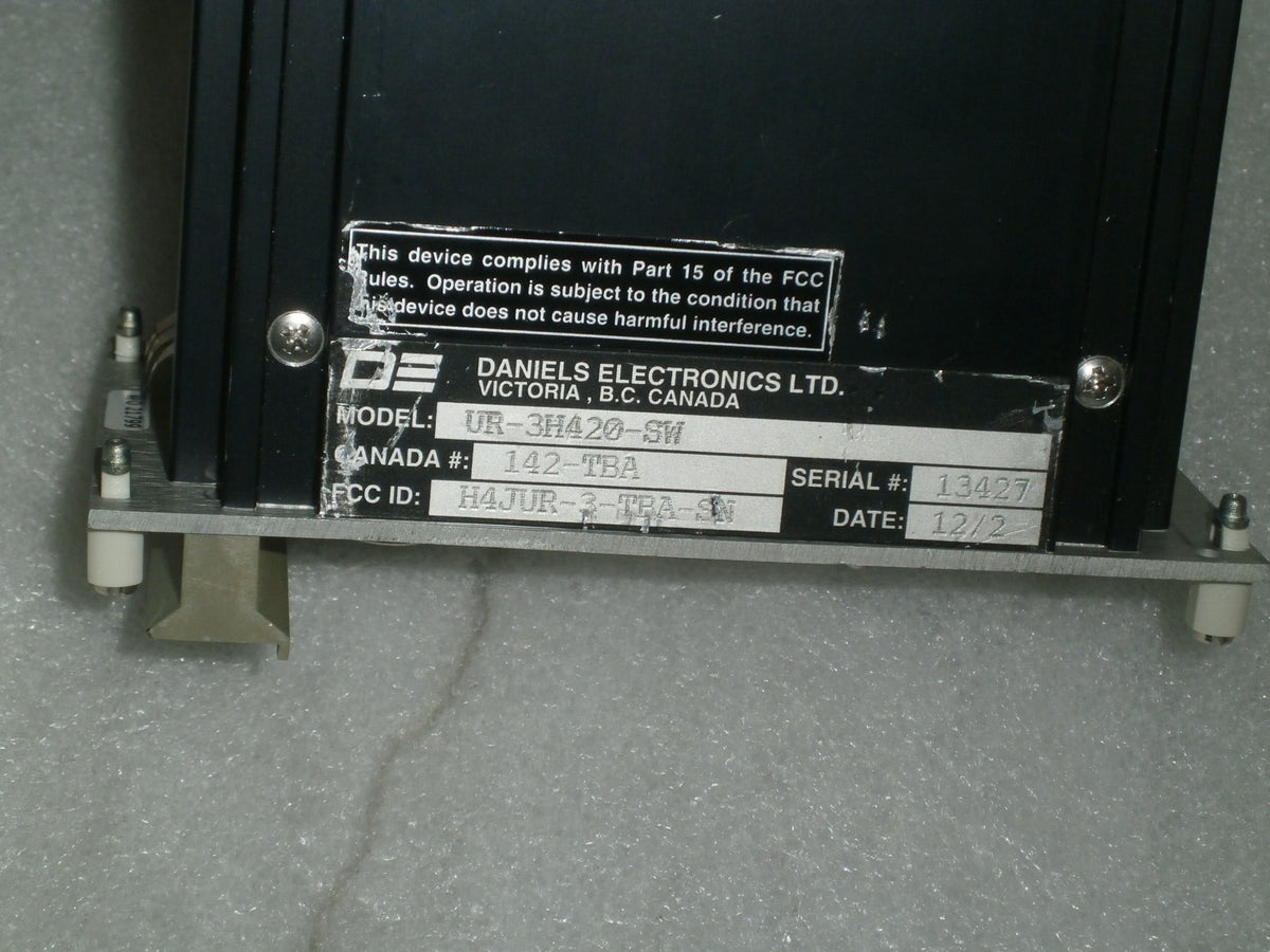 DANIELS ELECTRONICS UR-3H420-SW RECEIVER