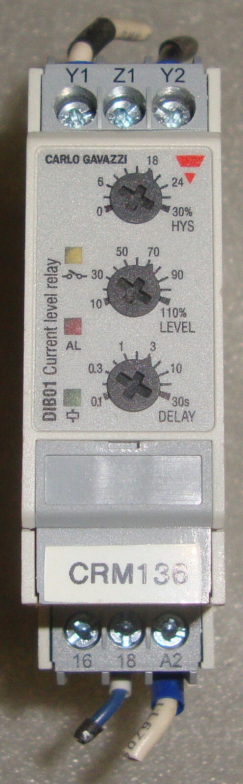 DIB01CB235A CURRENT LEVEL RELAY CRM136