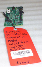 PHILIPS V60 VENTILATOR PCBA 105395 REV F BOARD USED GOOD CONDITION