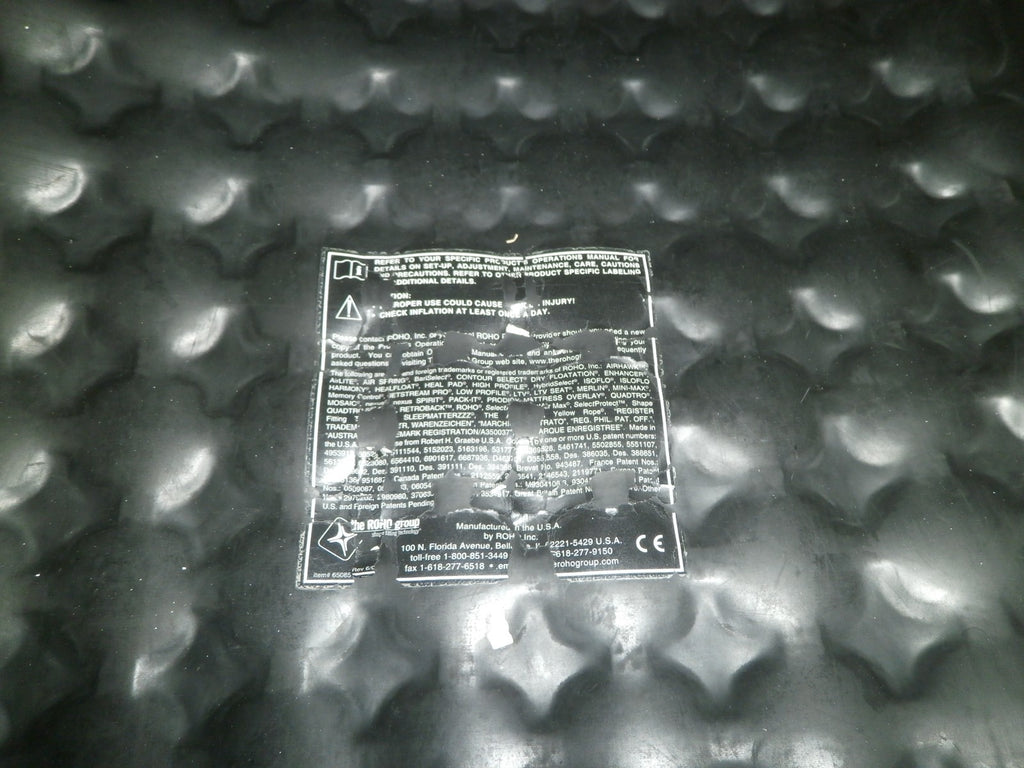 ROHO WHEELCHAIR CUSHION 16 X 18 X 4.25 INCH WITH NO COVER NO PUMP