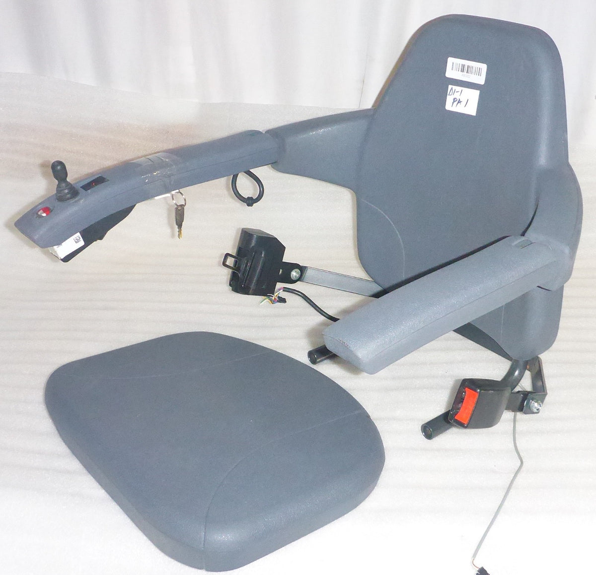 2023 HANDI CARE FREE CURVE STAIR LIFT SEAT AND BACK PARTS -SEAT BELT-JOY