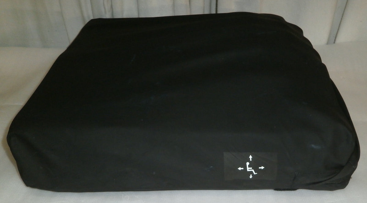 ROHO WHEELCHAIR CUSHION 19.5X18.5X4.25 " WITH COVER GOOD CONDITION