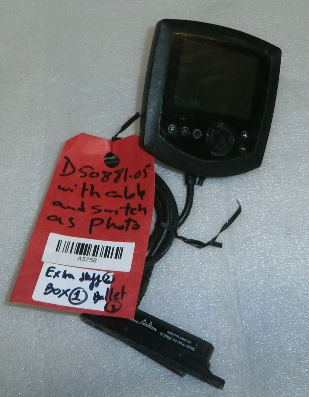PG Drives Display Controller for Power Wheelchair D50881.05 W/ Connection Cable