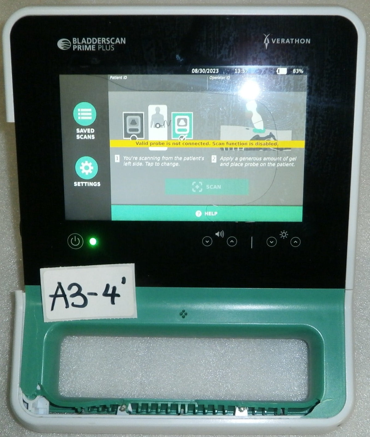 Verathon BladderScan Prime Plus Scanner 0570-0346