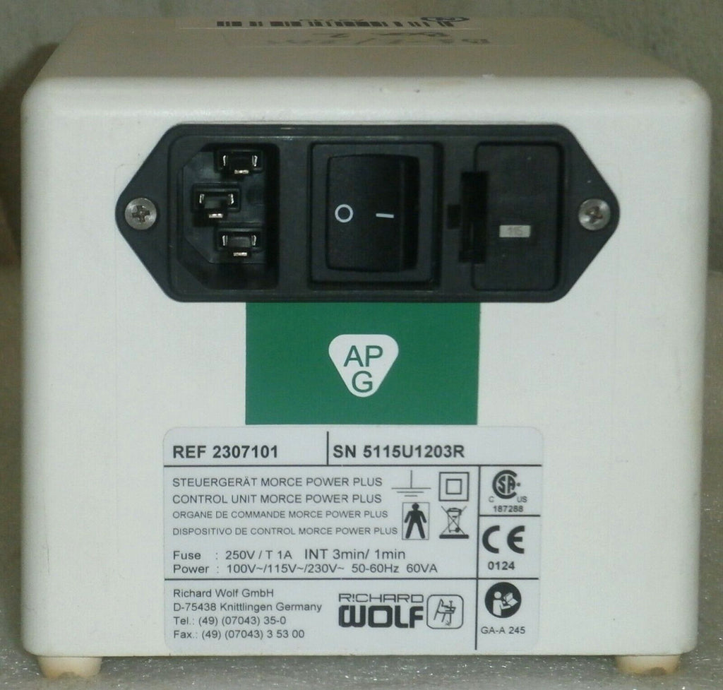 Richard Wolf PowerPlus Morce Ref #2307101 with Foot Pedal Ref #2307102