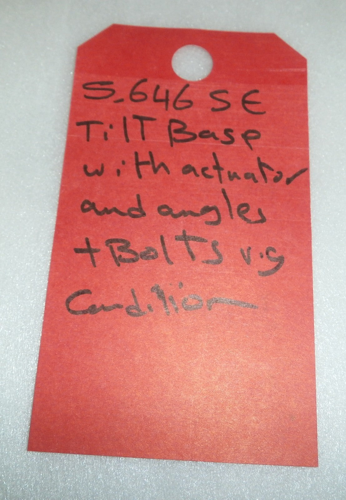 QUICKIE S 646-SE WHEELCHAIR TILT BASE AND ACTUATOR WITH PARTS AS PHOTO