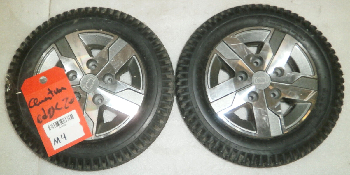 LOT OF 2 3.00-8 Primo Powertrax WHEELS SOLID FROM QUANTUM EDGE 2.0