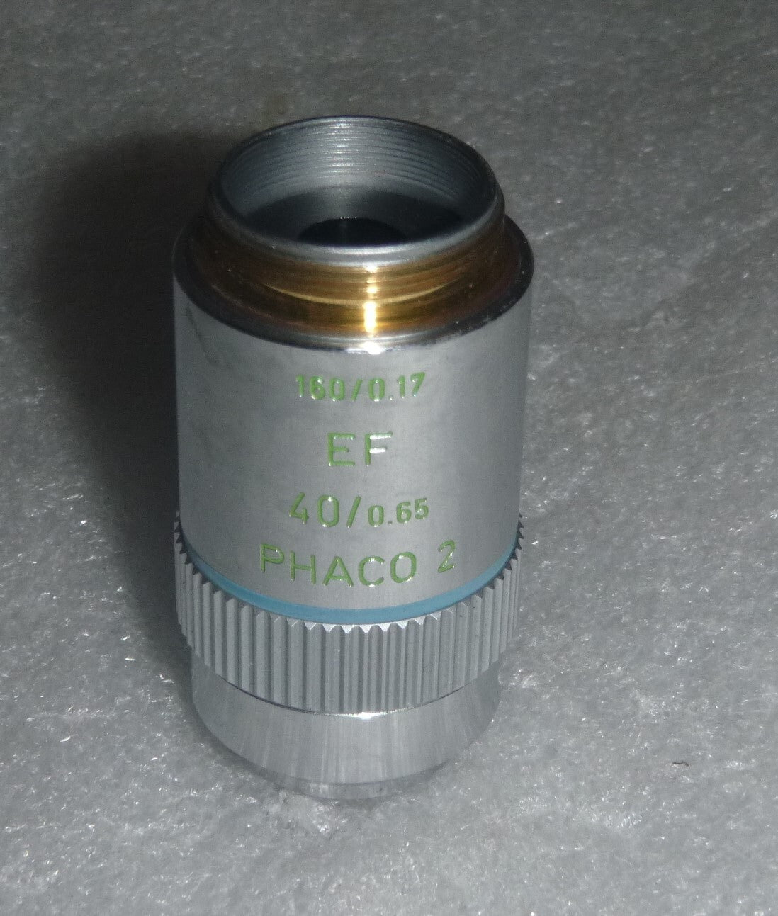 Leitz Wetzlar 519769 160/0.17 EF 40/0.65 Phaco 2 Microscope Objective Lens