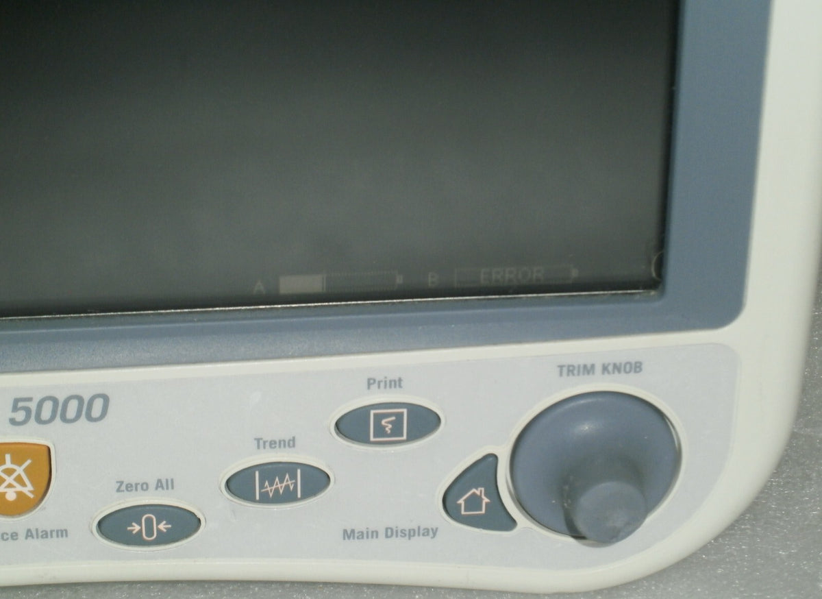 GE Dash 5000 Patient Monitor w/ 1 Bad Battery (no cord included)
