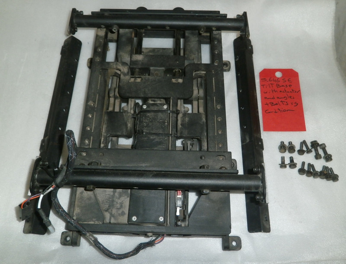 QUICKIE S 646-SE WHEELCHAIR TILT BASE AND ACTUATOR WITH PARTS AS PHOTO