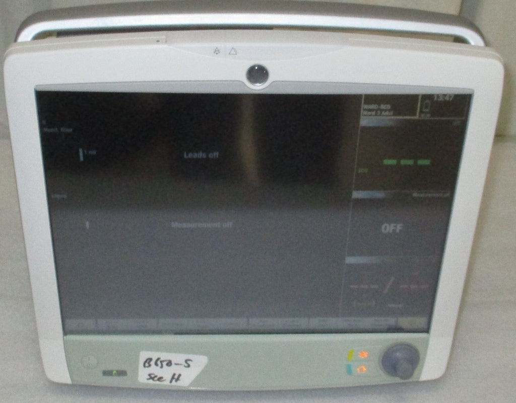 GE Healthcare CARESCAPE B650 w/ E-PSMP-00 Module and SpO₂ Sensor, ESG Cables
