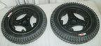 Set of 2 Primo Powertrax Powerchair Wheels 3.00-8 Solid Very Good Condition