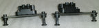 SET OF 2 WHEELCHAIR BACK SUPPORT BRACKET GOOD AS PICTURE