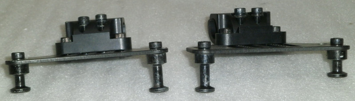 SET OF 2 WHEELCHAIR BACK SUPPORT BRACKET GOOD AS PICTURE