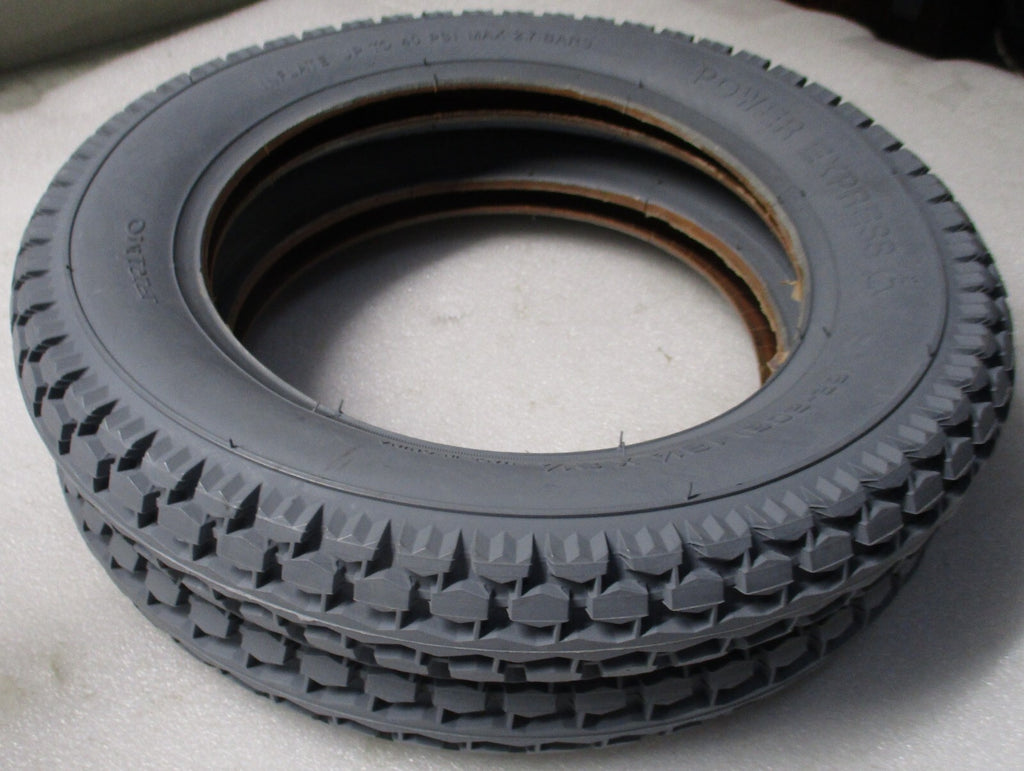 SET OF TWO POWER EXPRESSS 12.5X2.25 WHEELCHAIR WHEELS USED VERY GOOD CONDITION