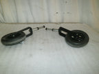 Set of 2 Quickie IRIS Casters with Forks Very Good Condition