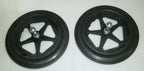 LOT OF 2 SOLID WHEELS 12.5 X 2 1/4 USED GOOD CONDITION