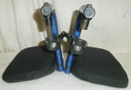 SET OF WHEELCHAIR FOOT REST NEW CONDITION WITH MOUNT PLATES