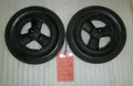 LOT OF 2 QUICKIE IRIS WHEELS PRIMO POWER EXPRESS 62-203 W/ AXLE AS PICTURES