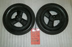 LOT OF 2 QUICKIE IRIS WHEELS PRIMO POWER EXPRESS 62-203 W/ AXLE AS PICTURES
