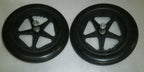 LOT OF 2 SOLID WHEELS 12.5 X 2 1/4 USED GOOD CONDITION